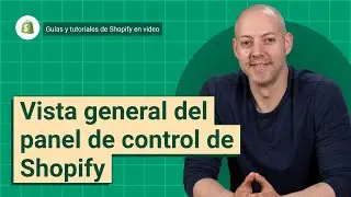 Vista general del panel de control de Shopify