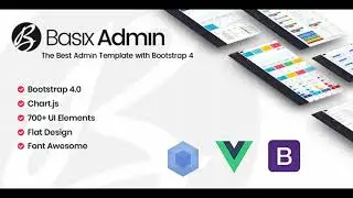 Basix Admin - Vuejs Bootstrap Admin Dashboard Template | Themeforest Website Templates and Themes
