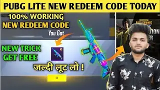 Pubg lite redeem code today😱 ॥ pubg lite. today redeem code