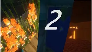 Пожар в Бомбовке, первый поход в ад, невидимый клад (minecraft# 2)