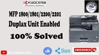 How Do I Turn On Duplex Kyocera Taskalfa-1800/1801/2200/2201/ Duplex Setting On (Enable)