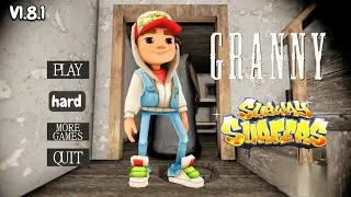 Granny v1.8.1 | Playing As Subway Surfers Mod Sewer Escape Gameplay
