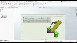 Solidworks Bill Of Materials Table BOM ~ Solidworks Training Tutorial Day 141