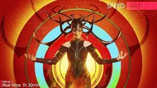Hela cosplay Pt. 2 | Speed Art