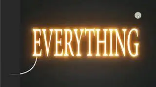 How To Create an Animated Neon Text Effect | Photoshop tutorial