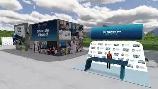 Catholic University virtual expo -Custom Built Metaverse- - BIZZEVENTS