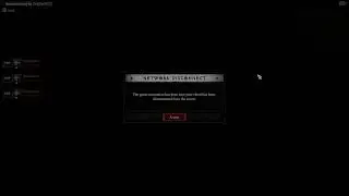 Diablo 4 The game connection has been lost: your client has been disconnected from the server