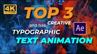 3 Creative Typographic Text Animation Intro After Effects No Plug-ins - After Effects Tutorial