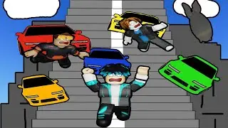 ESCAPING TUMBLING CARS IN CAR AVALANCHE 