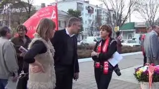 На митинге КПРФ