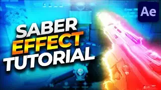 How to Make SLOW MOTION SABER GLOW Effect for Valorant Montages / Edits Adobe After Effects Tutorial