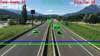 Open cv car detection and count