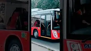 Троллейбус 306- МАЗ 203Т20, маршрут 8. Первый день на линии