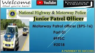 motorway patrolling officer 2018 part 01 Fpsc Bps-14