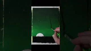 Easy Night Sky Painting for Beginners 