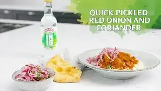 Simple Chicken Curry with Quick-Pickled Red Onion and Coriander Recipe - Sarson's