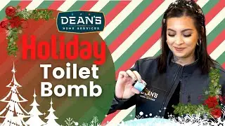 DIY Holiday Toilet Cleaning Bomb