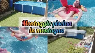 Piscina fuori terra riscaldata - in montagna