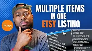 How to Create Multiple Items Under ONE Etsy listing | Printful Print on Demand Tutorial