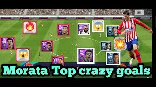 Morata Top 5 Goals In Pes 2021 Mobile🚀💪👏 unstoppable