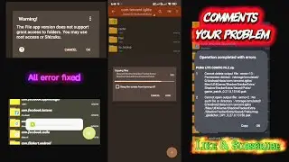 operation completed with error | copy paste problem solved 