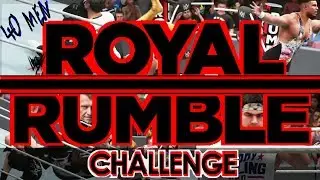 WWE 2K18 Royal Rumble 40 Man Challenge on Mediocre DIffIcult