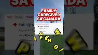 Family Caregiver sa Canada I Direct Hiring I Buhay sa Canada #shorts