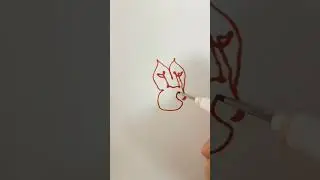 Lion 🦁 oneline #easydrawing #subscribe #shorts