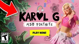 🔴 New *LIVE EVENT* KAROL G CONCERT in FORTNITE! (Season 4)