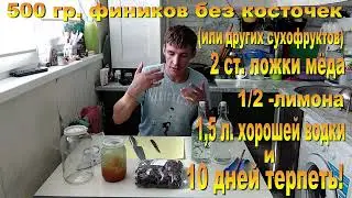 Финиковая настойка ЗА 10 МИНУТ!
