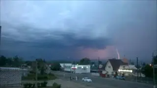 2024-07-07 Гроза, +23°С, Братск,  Сибирь, Россия