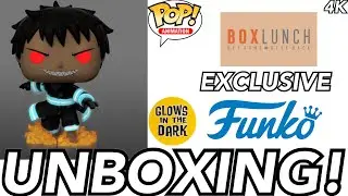 Shinra with Fire GITD BoxLunch Exclusive (Funko POP!) Unboxing & Review With Commentary