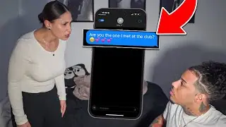 TEXTING my GF are you the one I met at the CLUB prank