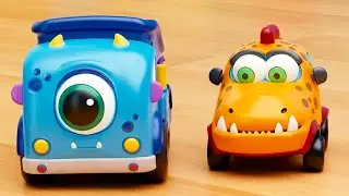 Машинки МОКАС 🎈 Рампа 🚙 Развивающие мультики для малышей 🚗