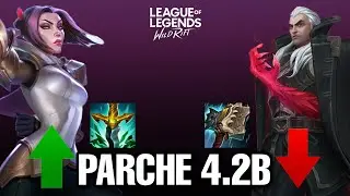 PREVIA DEL PARCHE 4.2B DE WILD RIFT: CAMBIOS DE BALANCE Y JUGABILIDAD.