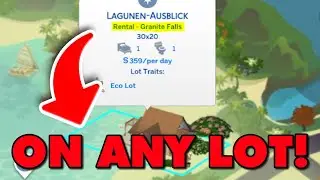 How To Make A Rental Lot!! The Sims 4!!