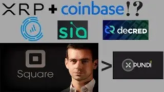XRP Addition To Coinbase Imminent!? Bakkt Institutionalizes Bitcoin! Decred Flexing! SQ over NPXS?