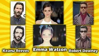 This is what hollywood stars would look like in the world of anime