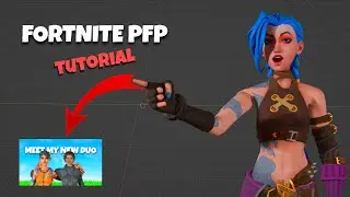 HOW TO MAKE FORTNITE THUMBNAILS *BLENDER*