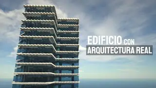 CONSTRUÍ un EDIFICIO utilizando ARQUITECTURA REAL en Minecraft