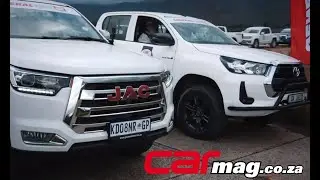 DRAG RACE: JAC T8 2,0 CTI Lux vs Toyota Hilux 2,4 GD-6 Raider