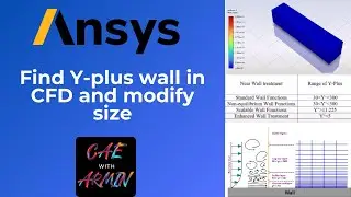 🚀 ANSYS Tutorial: Find Y-plus wall distance for CFD and modify size🔧