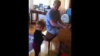 Paul playing for Erik