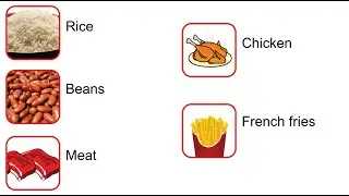 Curso de inglês passo a passo - Aula 1 - Comida