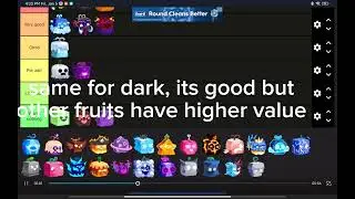Fruit Trade Value Tier List #bloxfruits