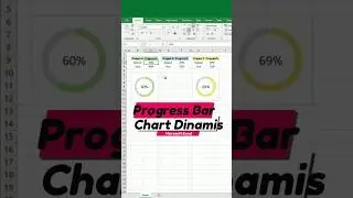 Excel Trik Progress Bar Chart Dinamis Dengan Mudah di Excel #shorts #excel