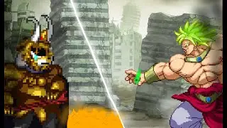 Broly Vs Asgore (Dragon Ball Z Vs Undertale) (Animation)