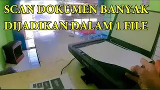 how to scan multiple documents into one file || printer canon MG2570S ||