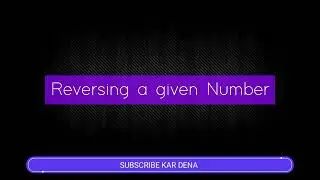 Python Program to Reverse a Given Number