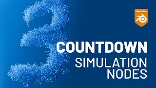 Blender | Countdown with Simulation Nodes (Tutorial)